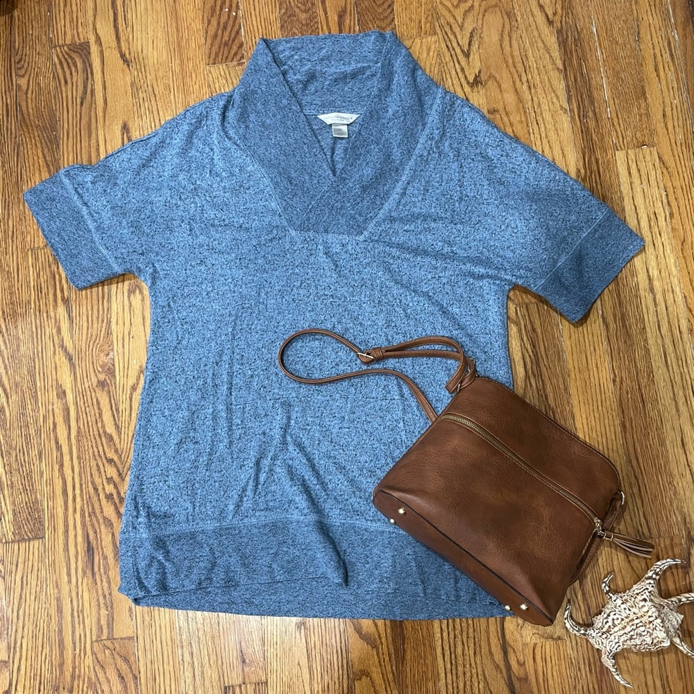 Cj banks kimono wrap tunic sweater